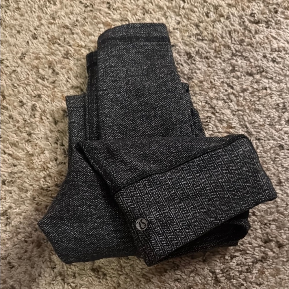 lululemon athletica Black and Gray Leggings